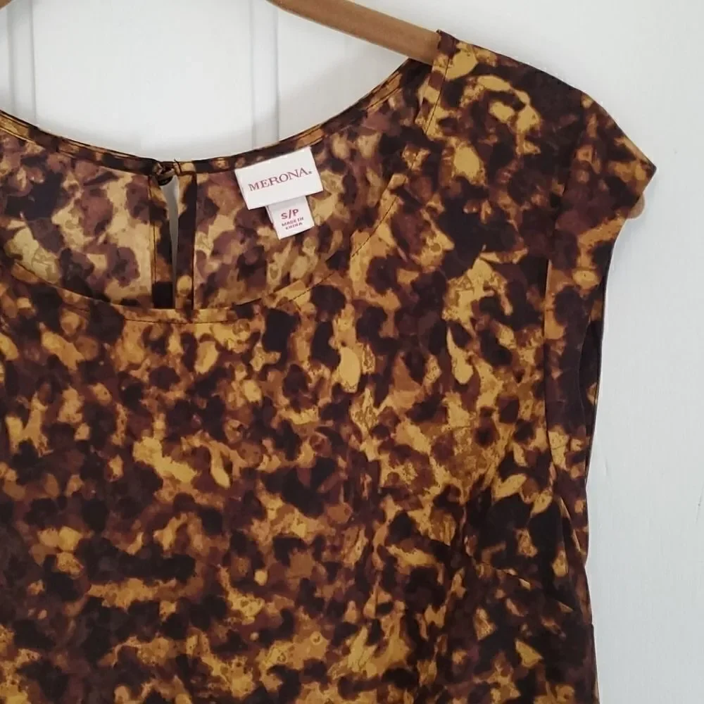 Merona Animal Print Shell  - Picture 5 of 7